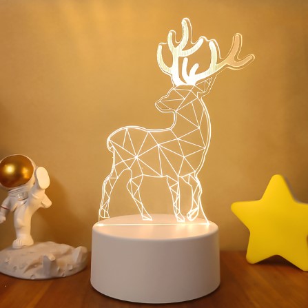 3D Lights Colorful Touch Remote Control LED Visual Lights - One Red Hill